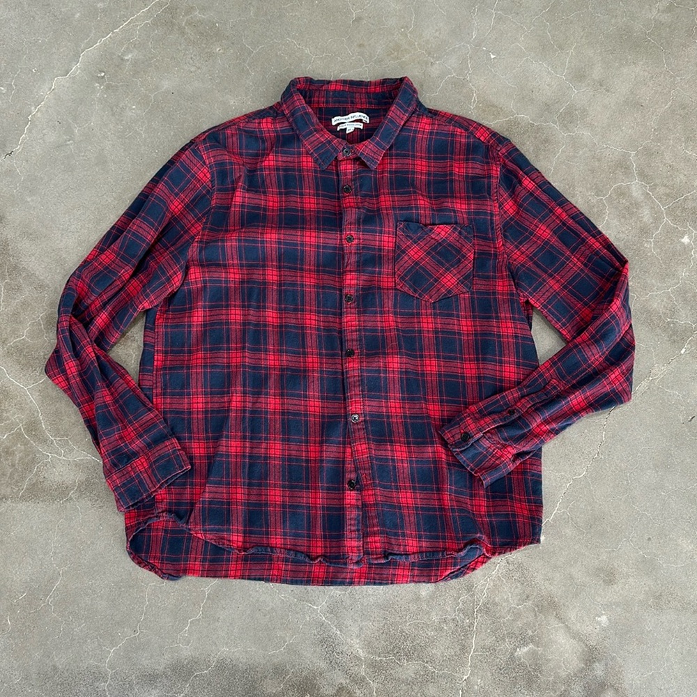 Plaid long sleeve shirt